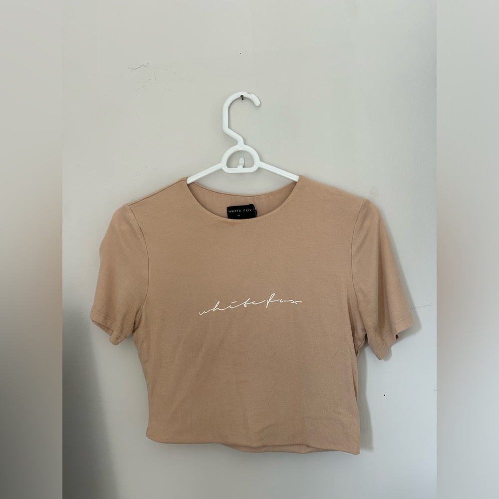 White Fox Baby Tee